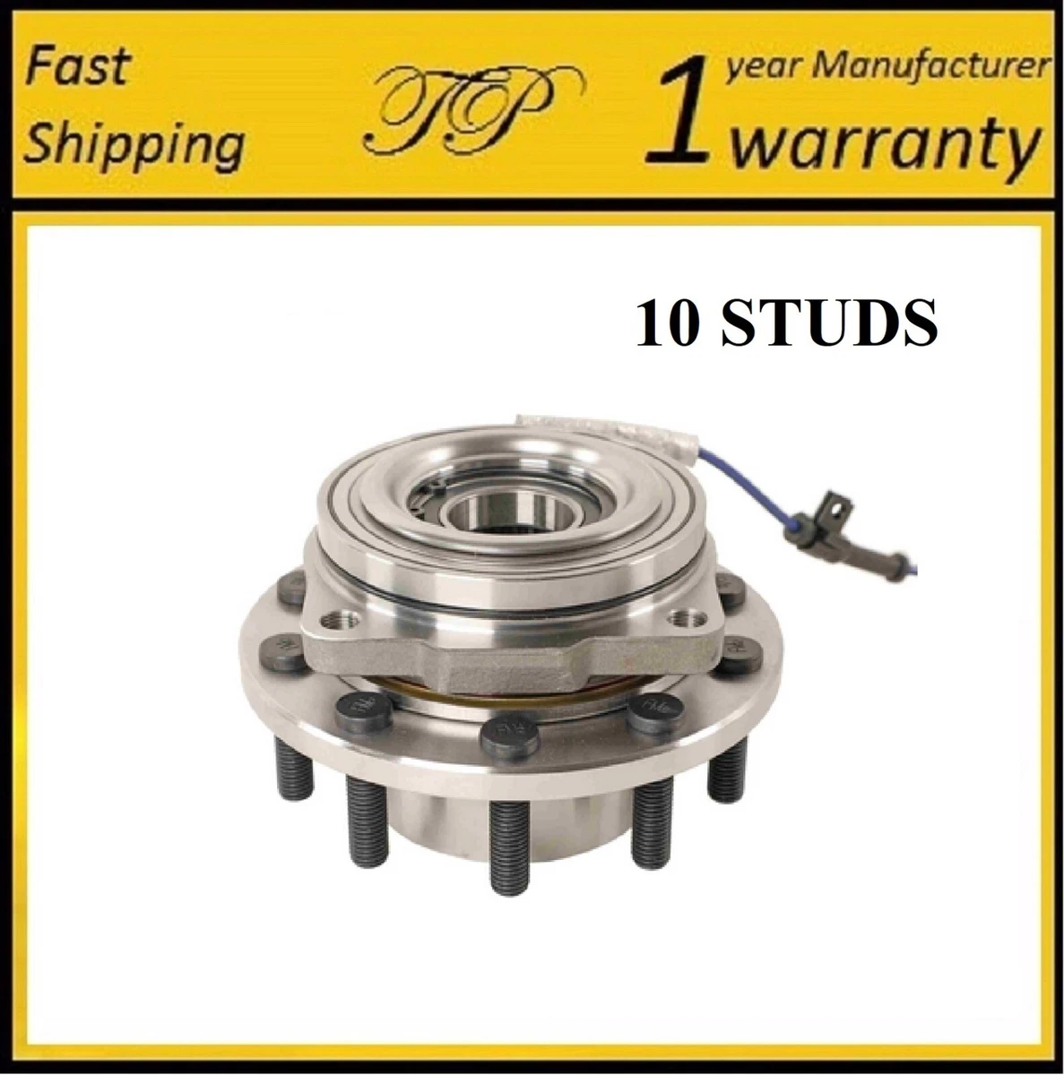 WWD Front Wheel Bearing Hub Assembly For 2017-2021 Ford F-450 & F-550 Super Duty - 10 Studs With ABS
