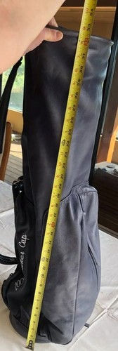 Mackenzie Golf Bag Blue Leather 8” Walking Bag 2009 Stacker Cup Logo - Picture 16 of 23
