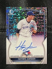 HAYDEN JUENGER 2023 Bowman Chrome Speckle Refractor Auto 106/299 1st