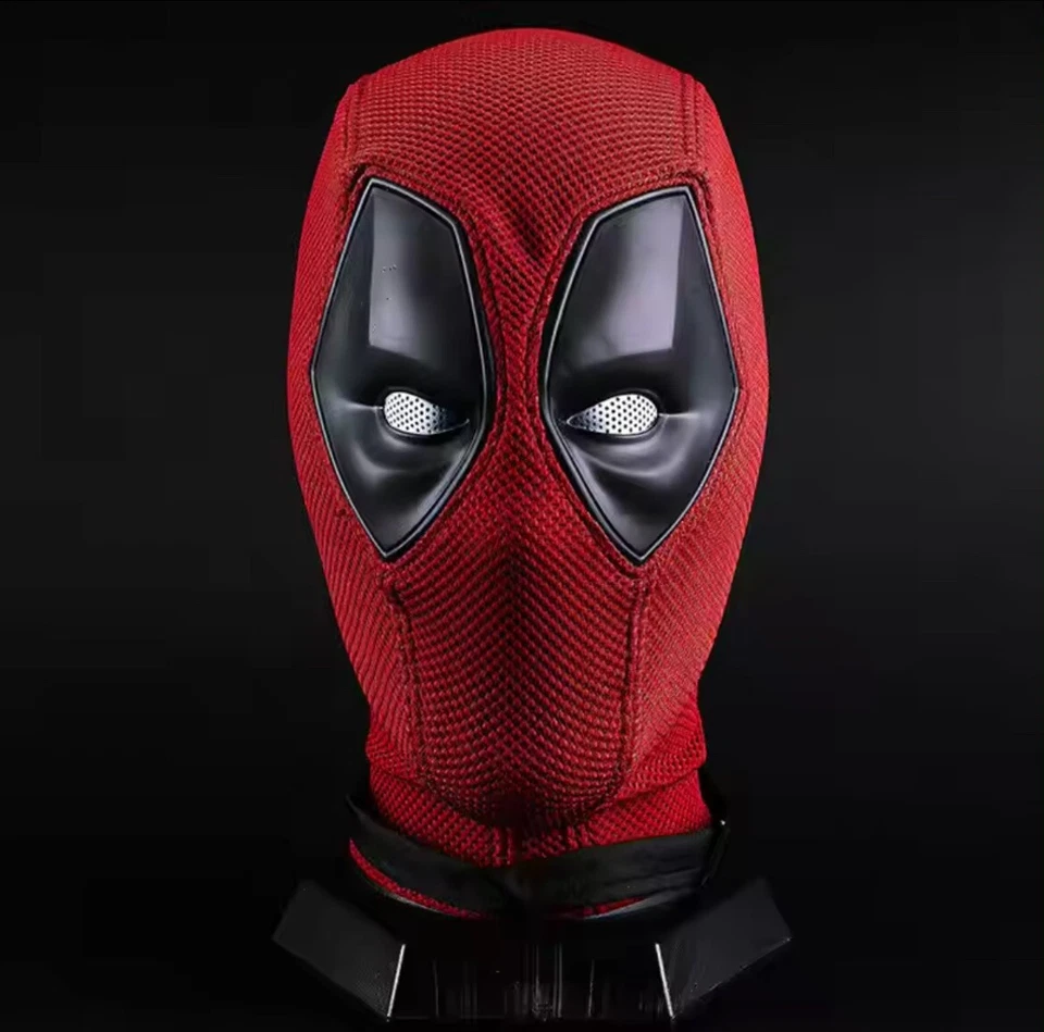 Deadpool Full Head Mask - Deluxe Nylon Cosplay Mask for Halloween and Costumes - Image 2 of 4