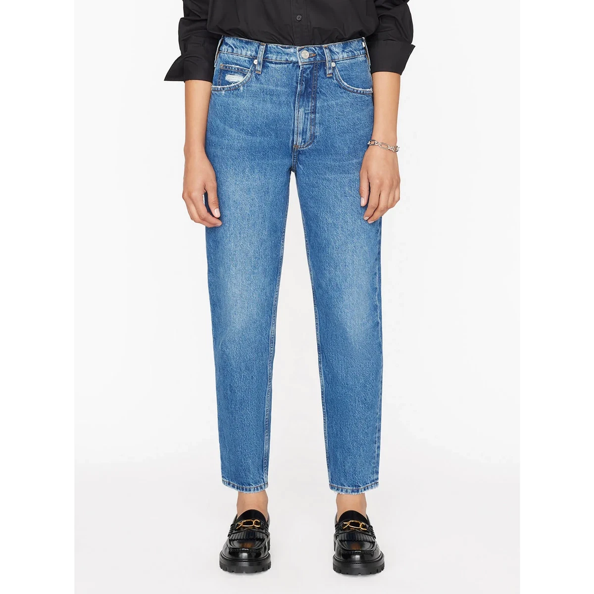 FRAME Le High N Tight Tapered Denim Jeans Stearnlee Size 30 NWT eBay