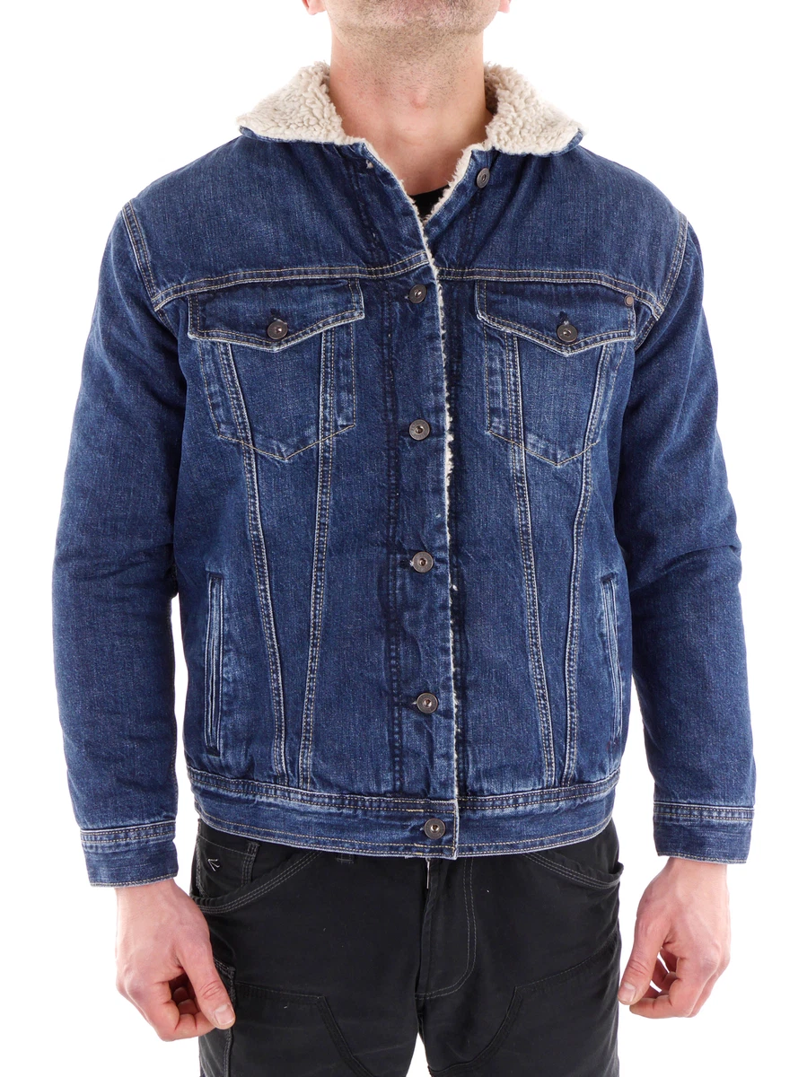 Pepe Jeans Homme Jean Veste Scarlette Veste Blau R chauffement