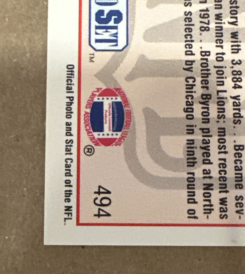 1989 Pro Set 494 Barry Sanders RC Detroit Lions ROOKIE eBay