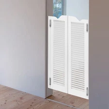 Double-hinged Partition Door Partition Door Double Half Door Polishing Painting