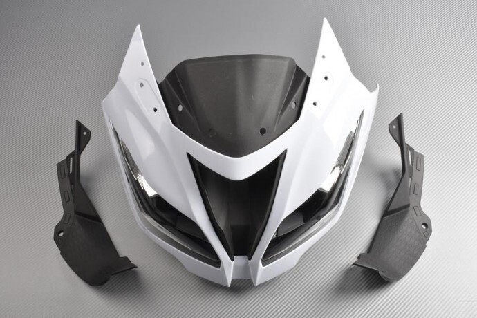 Carénage avant brut et optique de phare pour moto Kawasaki ZX6R 2013-2018