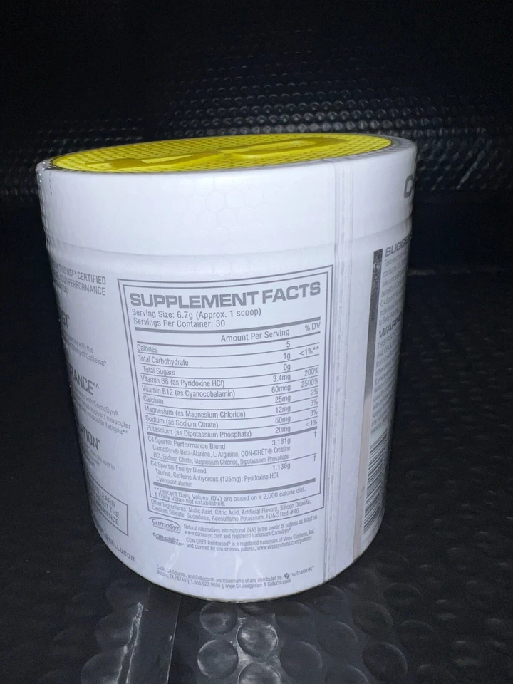 Pack de 3 Polvos Pre Entrenamiento Cellucor C4 Sport, Energía, Sandía 30 Porciones Foto 4 de 4