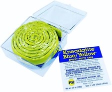 Kneadatite Green Stuff Blue/Yellow Two-Part Epoxy Putty Tape 1"x36" Roll GTF23