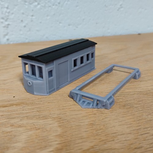 HOn30 18 ft RAILBUS COMBINE kit para el chasis Kato 11-109/105. Impresión 3D de resina. - Imagen 3 de 5