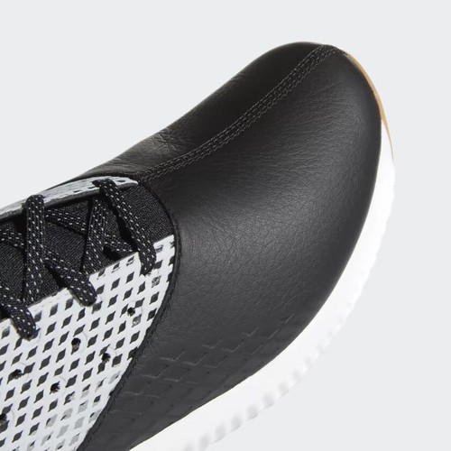 adidas Golf Mens Adicross Spikeless Bounce 2.0 Golf Shoes, Black/White NEW - Picture 4 of 6