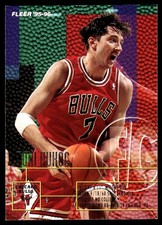 Toni Kukoc 1995-96 Fleer #24 Chicago Bulls NBA READ FREE SHIPPING AutographDen