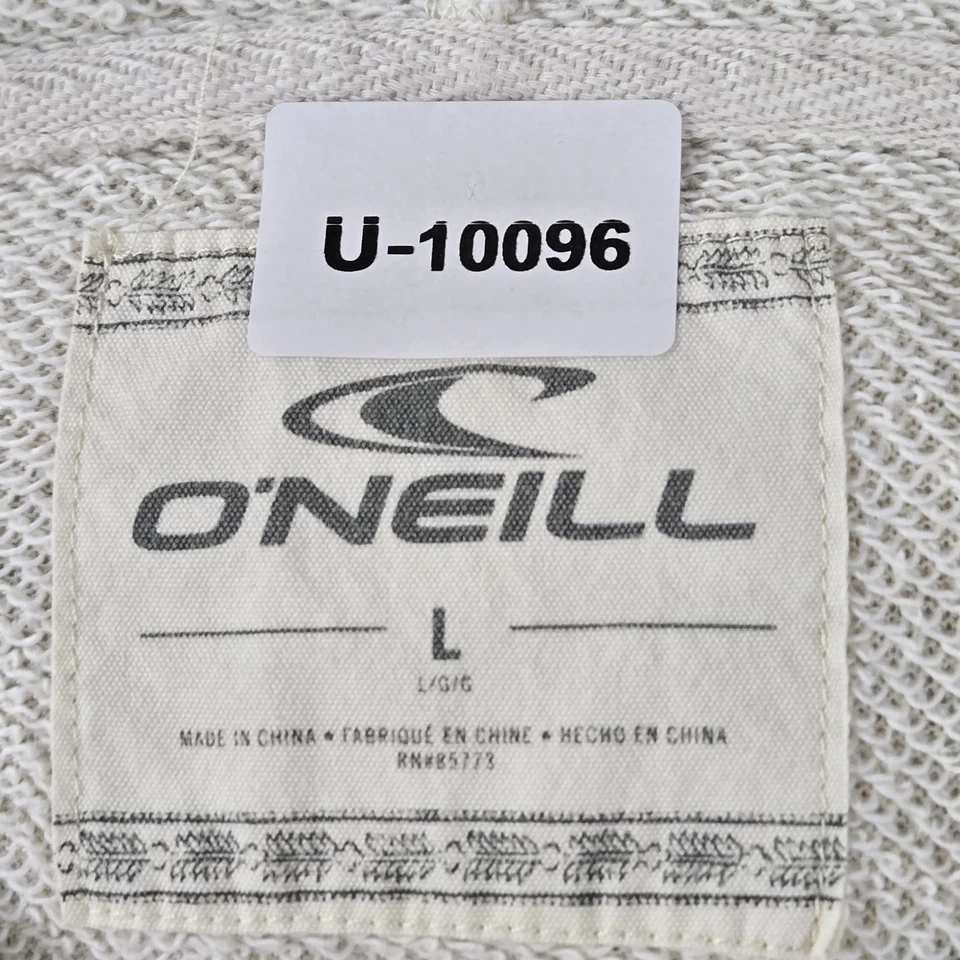 O'Neill女式连帽衫L米色花卉刺绣胸花 — 第 2/4 张图片