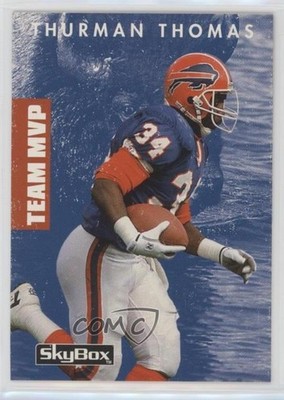 1992 Skybox Primetime Team MVP Thurman Thomas #288 HOF g2x
