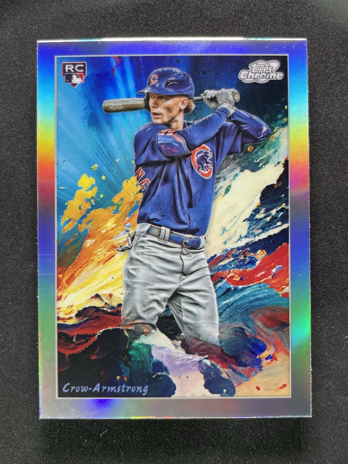 2024 Topps Chrome Cosmic #STN-6 SP Pete Crow-Armstrong RC Stars in the Night
