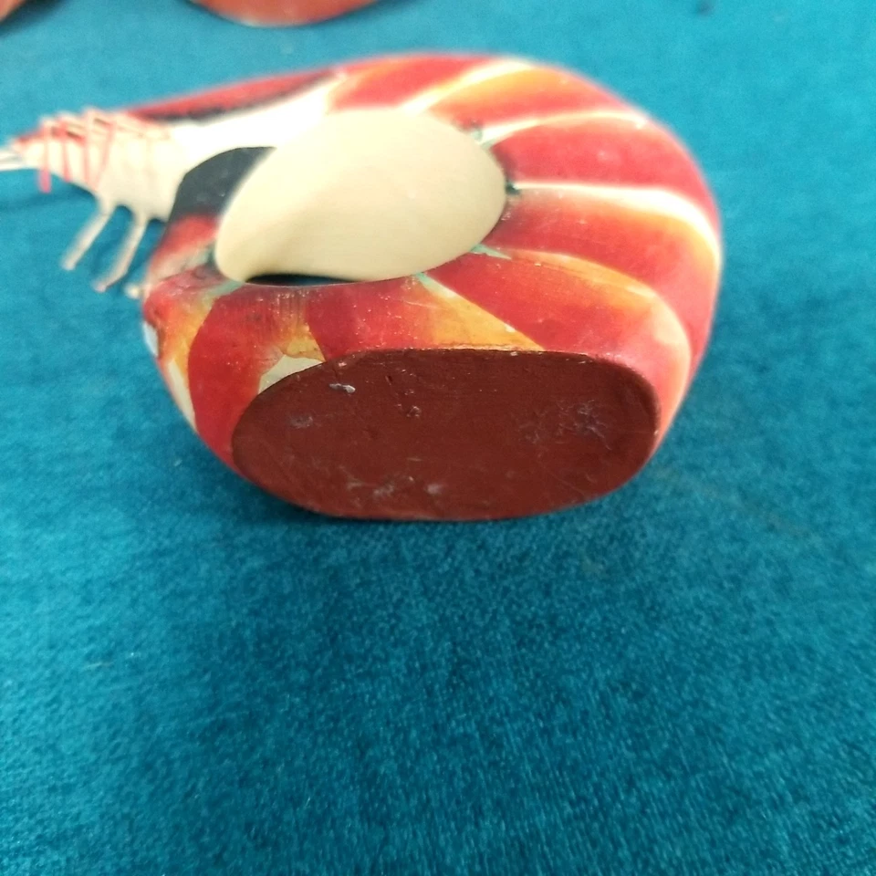 Juego de 8 servilletas de madera de colección para camarones/gambones/cangrejos de río  Foto 4 de 4