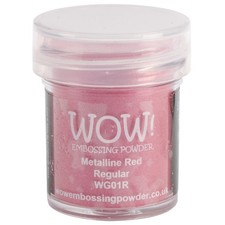 4 Pack - WOW Embossing Powder 15ml-Red Metalline - WOW-WG01R