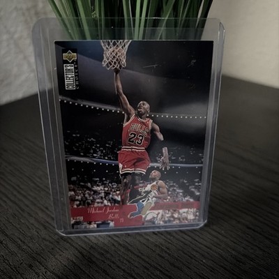 1995-96 Upper Deck Collector's Choice  #195 Michael Jordan Professor Dunk