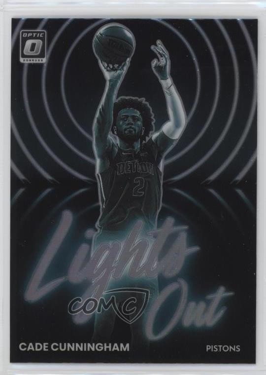 2022-23 Panini Donruss Optic Lights Out Holo Prizm Cade Cunningham #11 11qd
