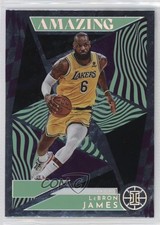 2021-22 Panini Illusions Amazing Emerald LeBron James #5 y6t
