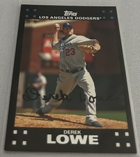 2007 Topps Series 2 Baseball Derek Lowe Los Angeles Dodgers base card #526