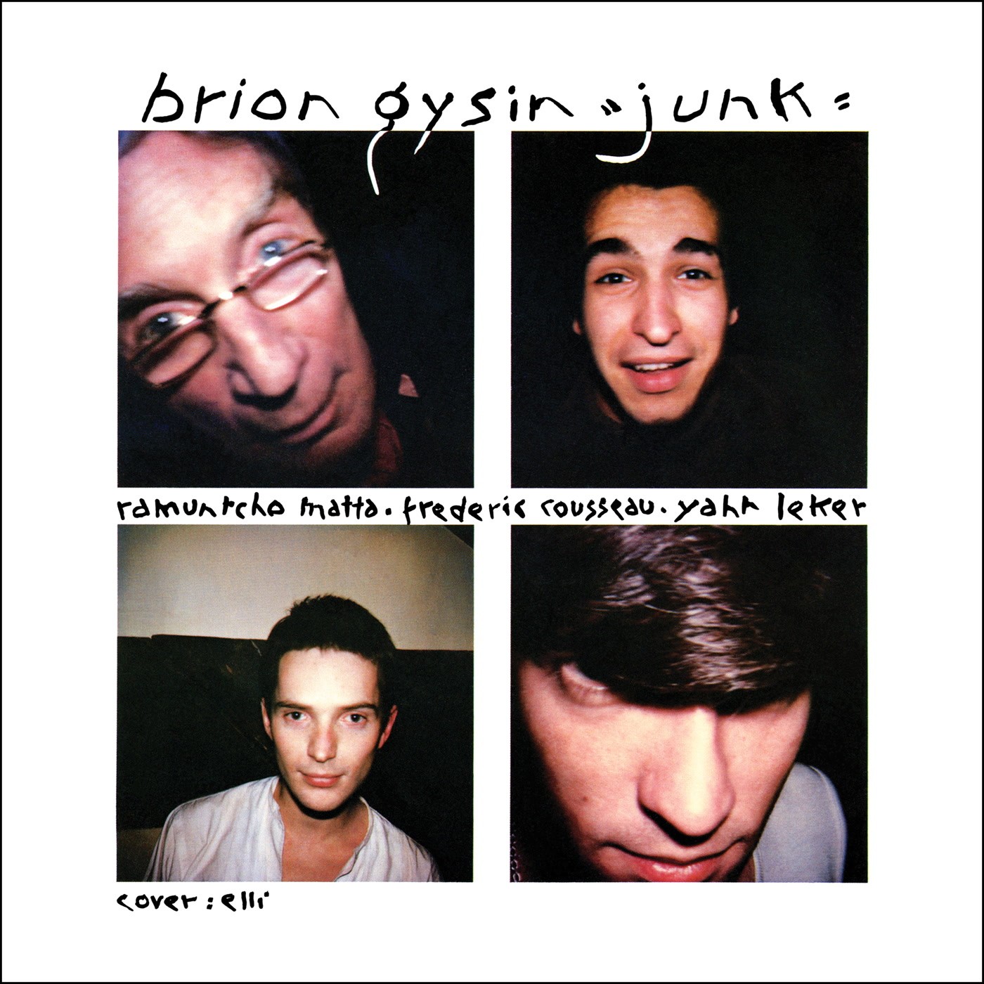 Brion Gysin Junk LP Vinyl WWSLP79 NEW