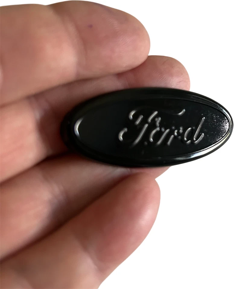 Insignia Ford completamente negra emblema volante coches camión logotipo Foto 4 de 4