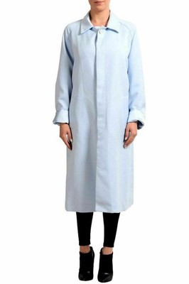 Maison Margiela 4 Blue Button Down Women's Basic Coat US S IT 40