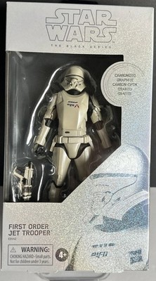 Hasbro E8442 Star Wars 6in Black Carbonized Jet Trooper Action Figure