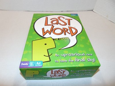 Last Word The Game Buffalo Games Adult Board Game 2008