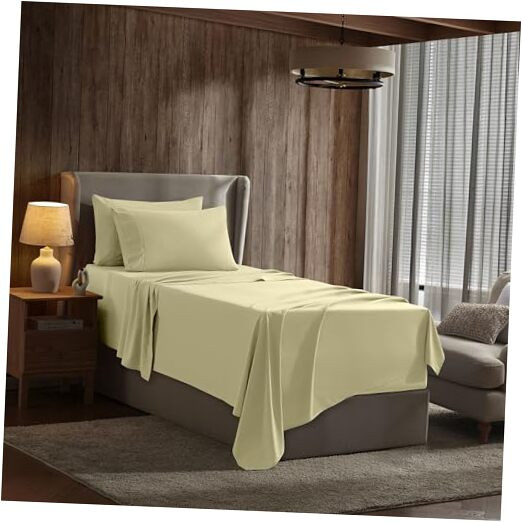 Luxury Twin Sheet Set - 3pc Deep Pocket Hotel Quality Soft Extra Soft Hypoallergenic