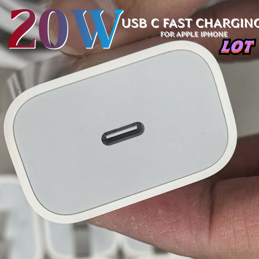 Lot Type C PD 20W Fast Charger Block For iPhoneAir 17 16 15 
