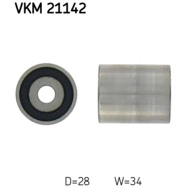 Umlenk-/FüHrungsrolle Zahnriemen SKF VKM 21142 FüR VW Ford Seat Audi Skoda Q5-image