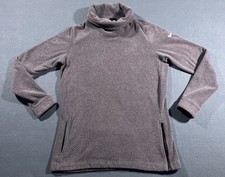Nike Funnel Neck Pullover Womens Medium Fleece Sweatshirt Run Train Just Do It