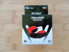 Venum Challenger Adult Mouthguard with Case - Black / Red / NEW / SEALED