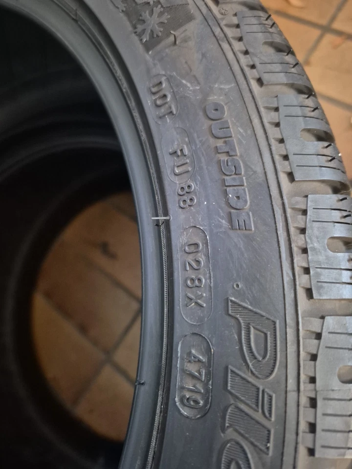 2x Michelin Pilot Alpin PA4 MO 245/40 R18 M+S Winterreifen DOT 4719 - Bild 3 von 4