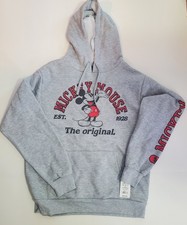 Disney Mickey Mouse Hoodie XL NEW WITH TAGS The Original Grey Est. 1928