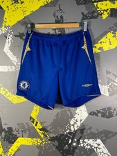 Chelsea Home football Soccer Shorts 2005 - 2006 Umbro Blue Men Size S ig93