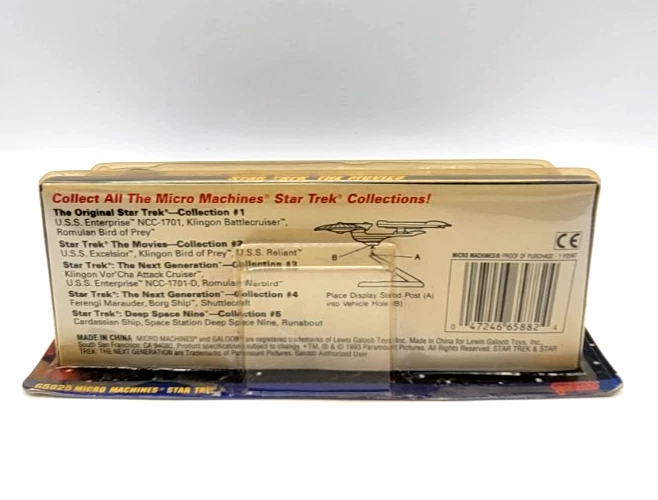 Micro Machines SPACE STAR TREK #2 STAR TREK THE MOVIES 1993 Galoob SELLADO NUEVO Foto 2 de 3