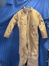 Walls Insulated Coveralls Men's Size Large Brown Workwear Vintage   T11
