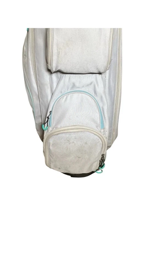 TaylorMade Select ST Kalea Cart Bag Gray 15-Way Divide Single Strap Golf Bag - Image 4 of 4