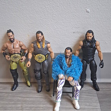 WWE Seth Rollins Wrestling Action Figures Mixed Lot, 4-Pack Plastic, Unboxed