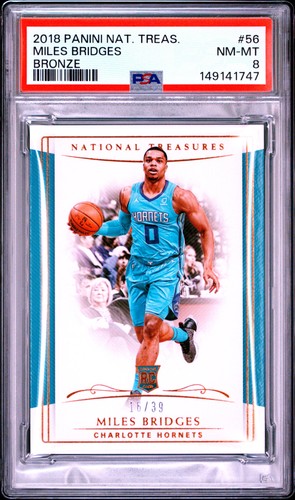 Miles Bridges [Bronze] #56 2018 Panini National Treasures card