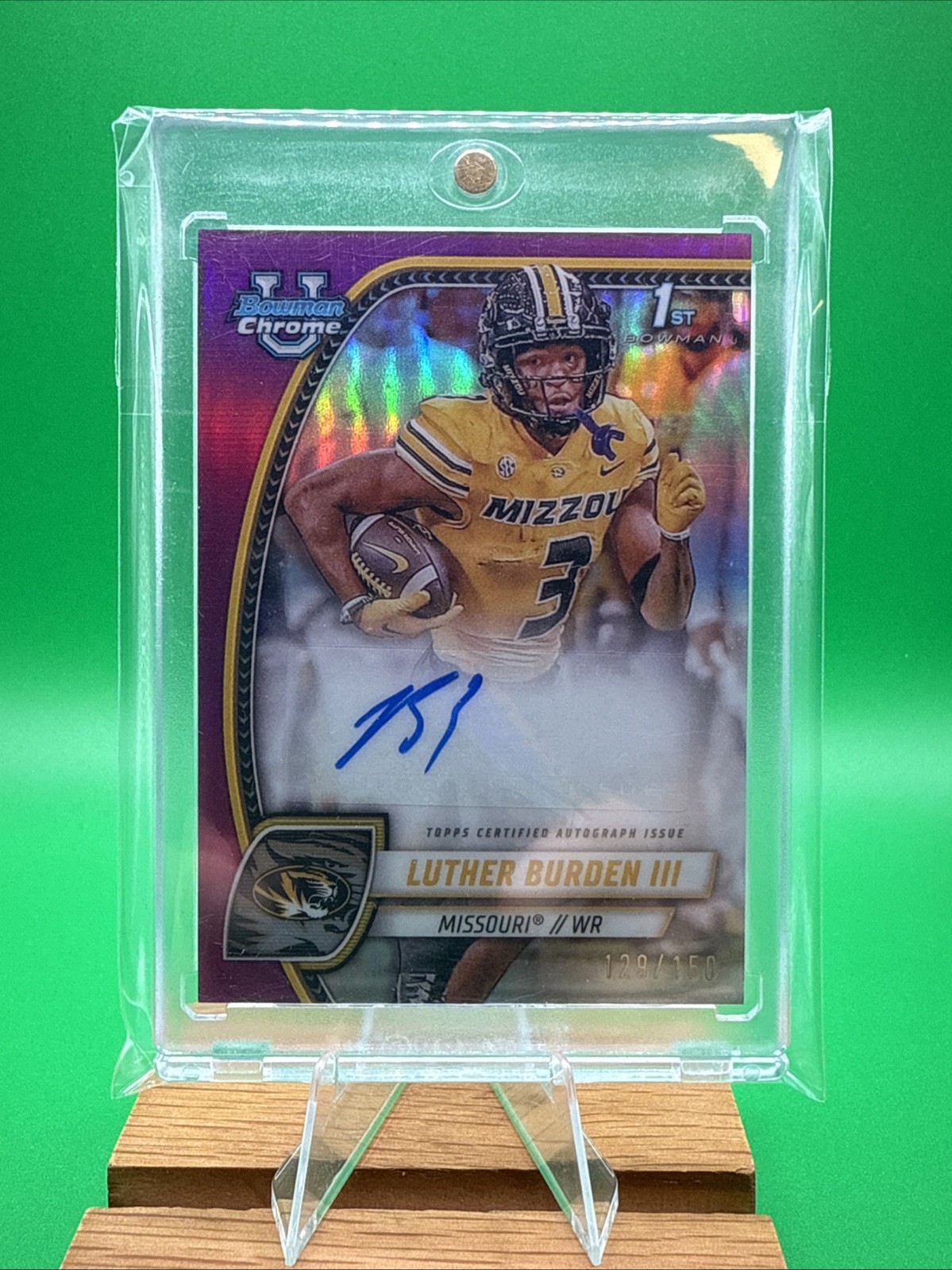 2024 Bowman University Chrome - Chrome Prospect Autographs Luther Burden #PA-LBU