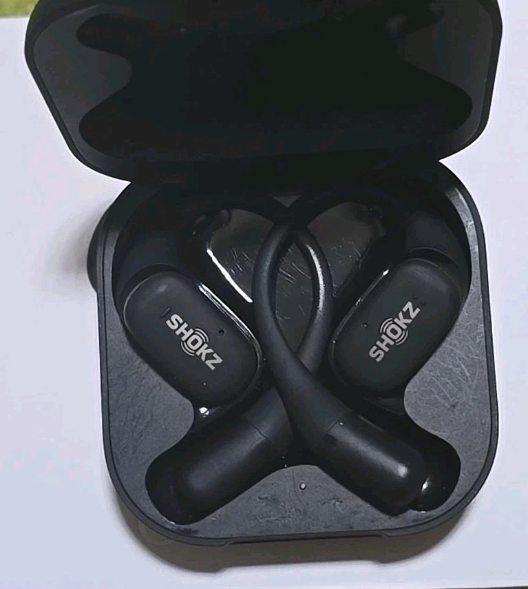 Shokz OpenFit Open-Ear Bluetooth True Wireless Earbuds - Black (T910-ST-BK-US) - Image 3 of 4