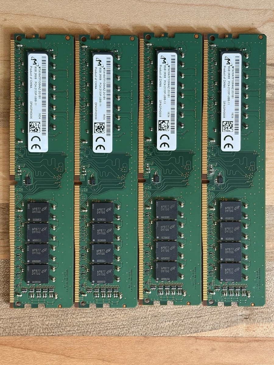 PC4-17000 (DDR4-2133) Bus Speed Computer RAM 32 GB Total Capacity