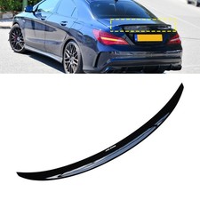 Schwarz Spoiler Lippe Heckspoiler Heckfl&uuml;gel f&uuml;r Mercedes A-Klasse W177 A200