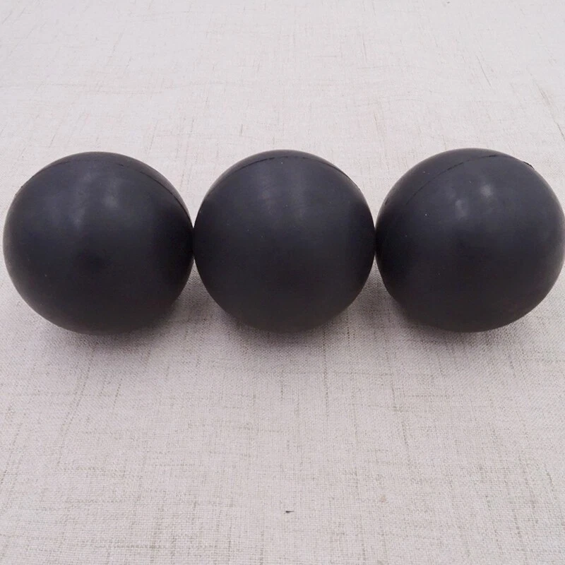 Solide Gummi Kugeln Bouncy Ball Rund Schwarz Gummikugeln Ventilkugeln Ø2mm-75mm - Bild 3 von 4