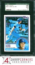 1983 TOPPS #264 JAMIE QUIRK ROYALS SGC 10 GEM 98
