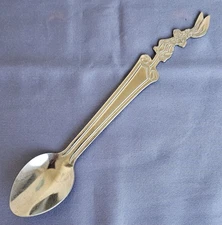 VINTAGE NESTLE QUIK BUNNY RABBIT STAINLESS STEEL SPOON 7 1/2"