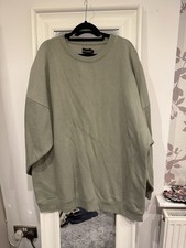 Women’s Pretty Little Thing Sage Green Jumper Dress, Uk 10