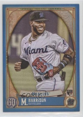2021 Topps Gypsy Queen Blue 14/150 Monte Harrison #147 Rookie RC 0i1i